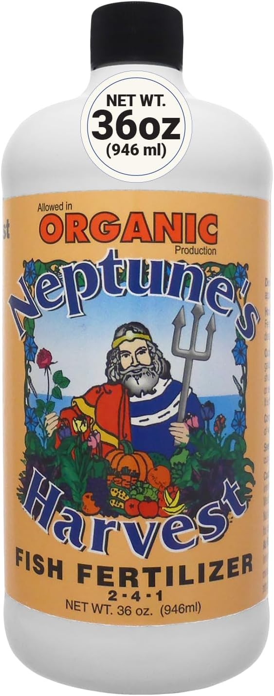 Fish Fertilizer 2-4-1 – Organic Liquid Plant Fertilizer – Fish Hydrolysate fo…