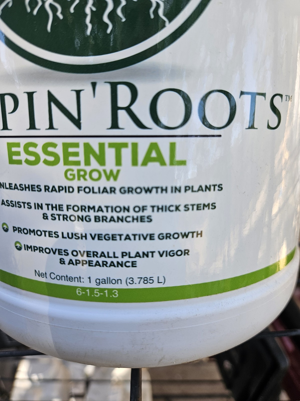 Tappin’ Roots Essential Grow NEW 1 gallon Tappin Hydroponics Organic Gardening