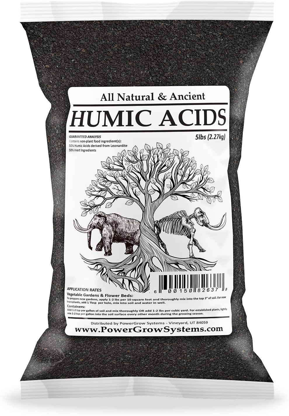Humic Acids – Humic Acid Fertilizer & Conditioner (HUMIC Acid 5 LB Bag)