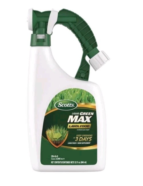 32 oz. Liquid Green Max Lawn Food – Covers 2,000 sq. ft. for Quick Greening New