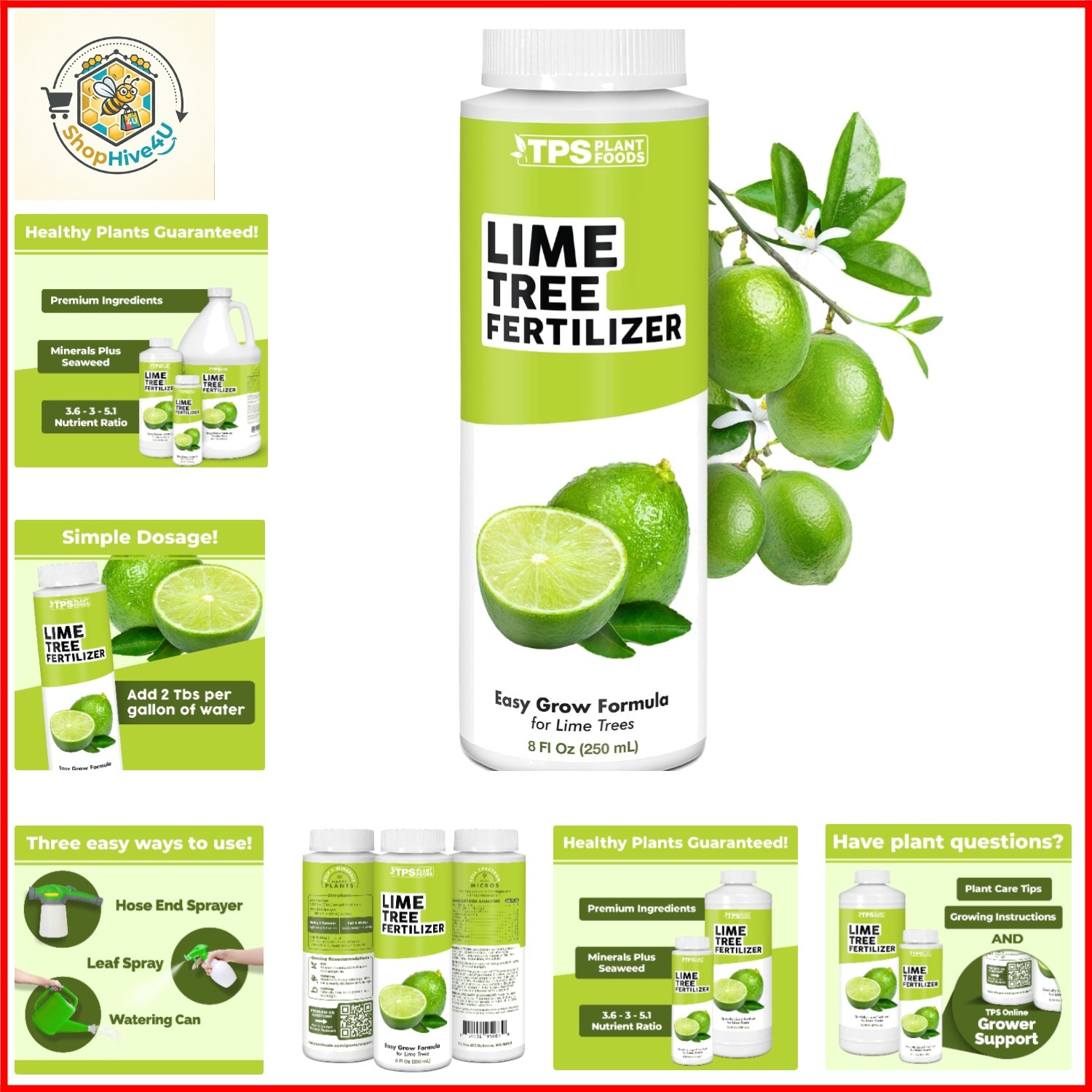 Lime Tree Fertilizer – Liquid Plant Food for More Fruit, Better Flowering & S…