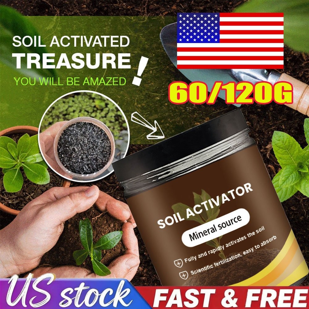 Soil Activator – Soil Conditioner,Plant and FlowerFertilizer 60g 120g US
