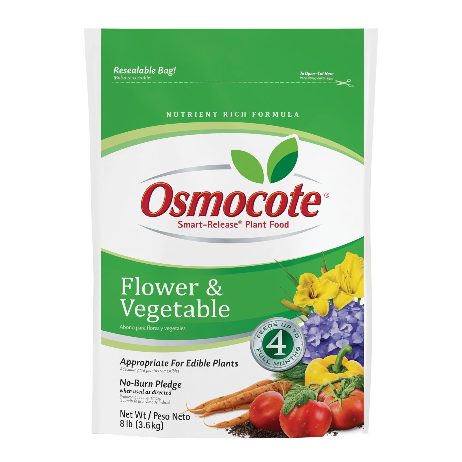 Osmocote Smart-Release Plant Food Flower and Vegetable 8 lbs.