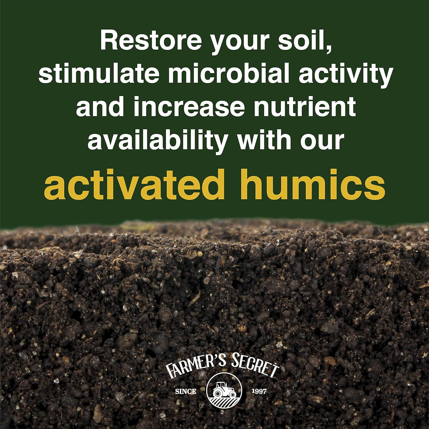 Farmer’S Secret Soil Revitalizer – Organic (OMRI Listed) Dirt Health Booster – L