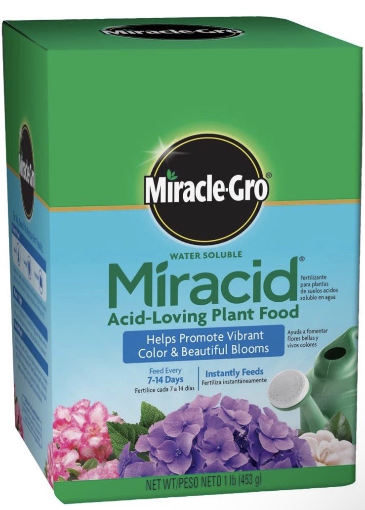 Miracle-Gro 🌿 Miracid Acid-Loving Plant Food – 1 lb – NPK 30-10-10