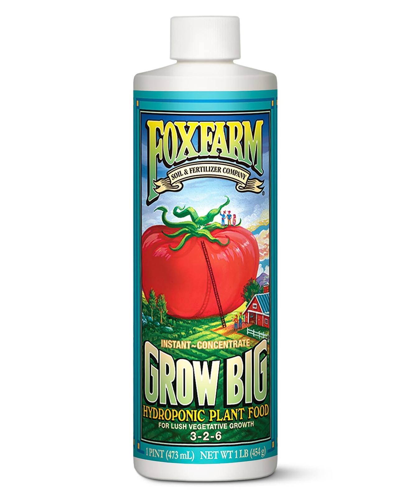 Grow Big Hydro Houseplant Fertilizer 1 Pint Nutrient Rich For Vegetative Growth