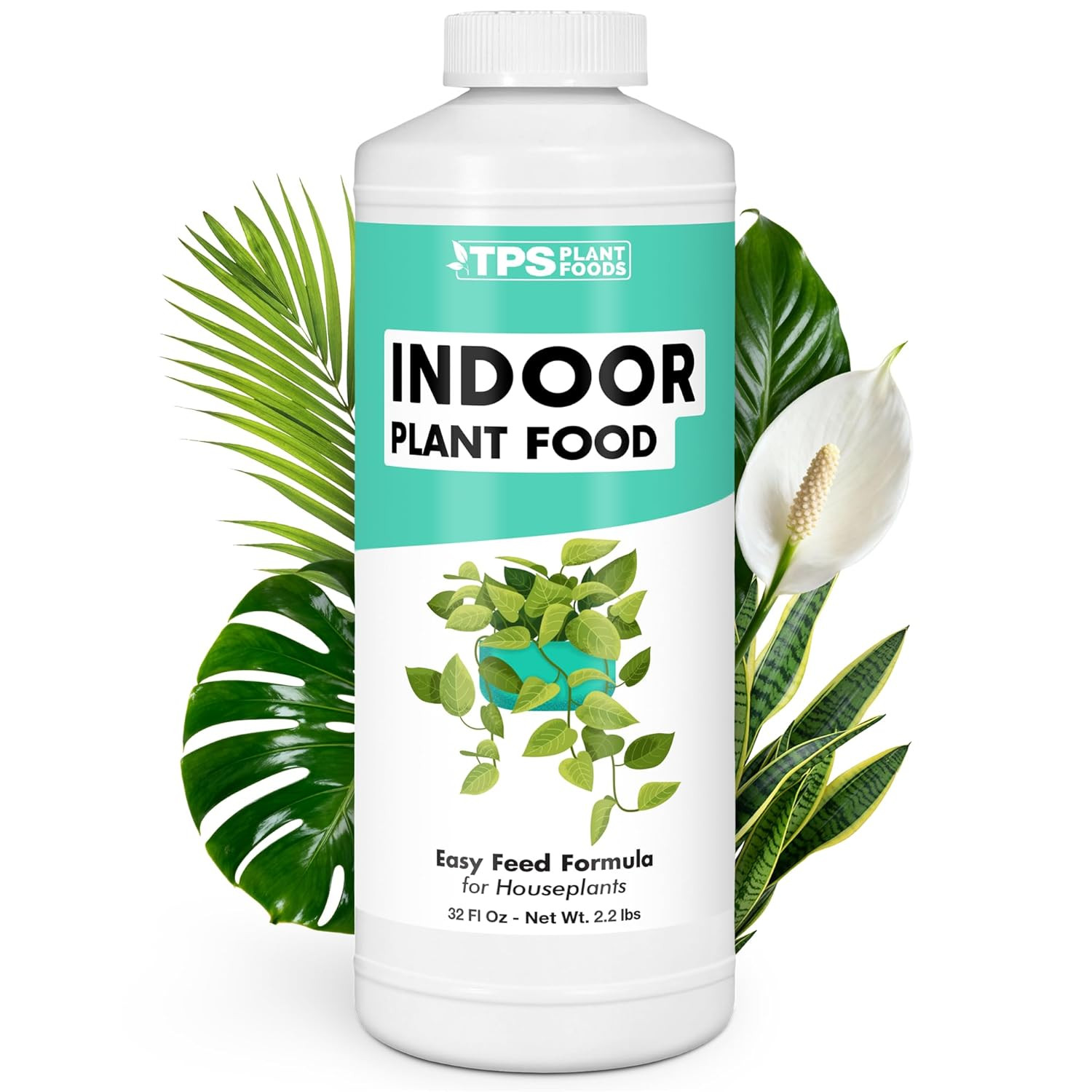 Indoor Plant Food – Liquid Fertilizer for Houseplants, New Growth, Greener Leave