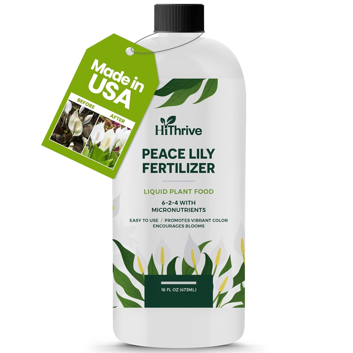 16oz Peace Lily Plant Indoor Live Fertilizer Makes 96 Gallons of Peace Lily