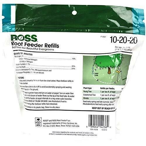 (2) pk Ross 14266 36 pack Evergreen Acid Root Feeder Fertilizer Refill Cartridge