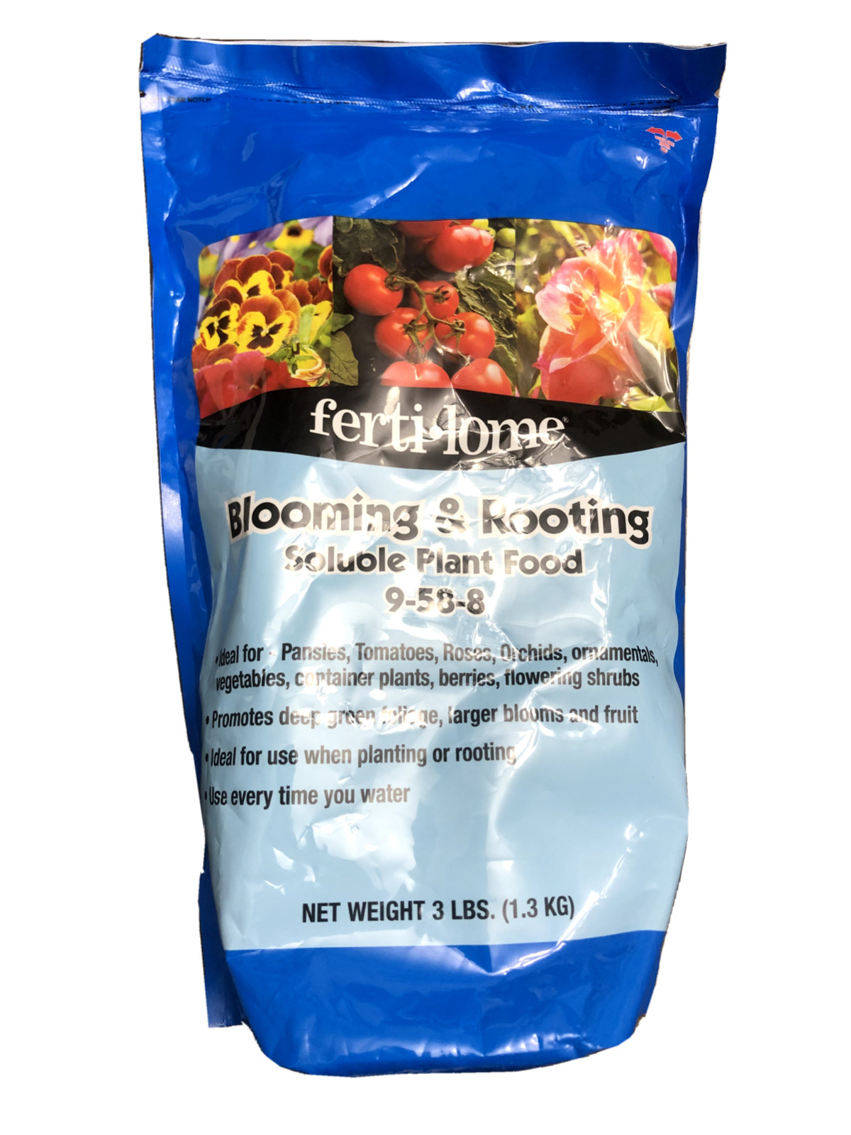 Blooming & Rooting Soluble Plant Food 9-58-8 (3 lbs) For Soil Foliage + Rooting