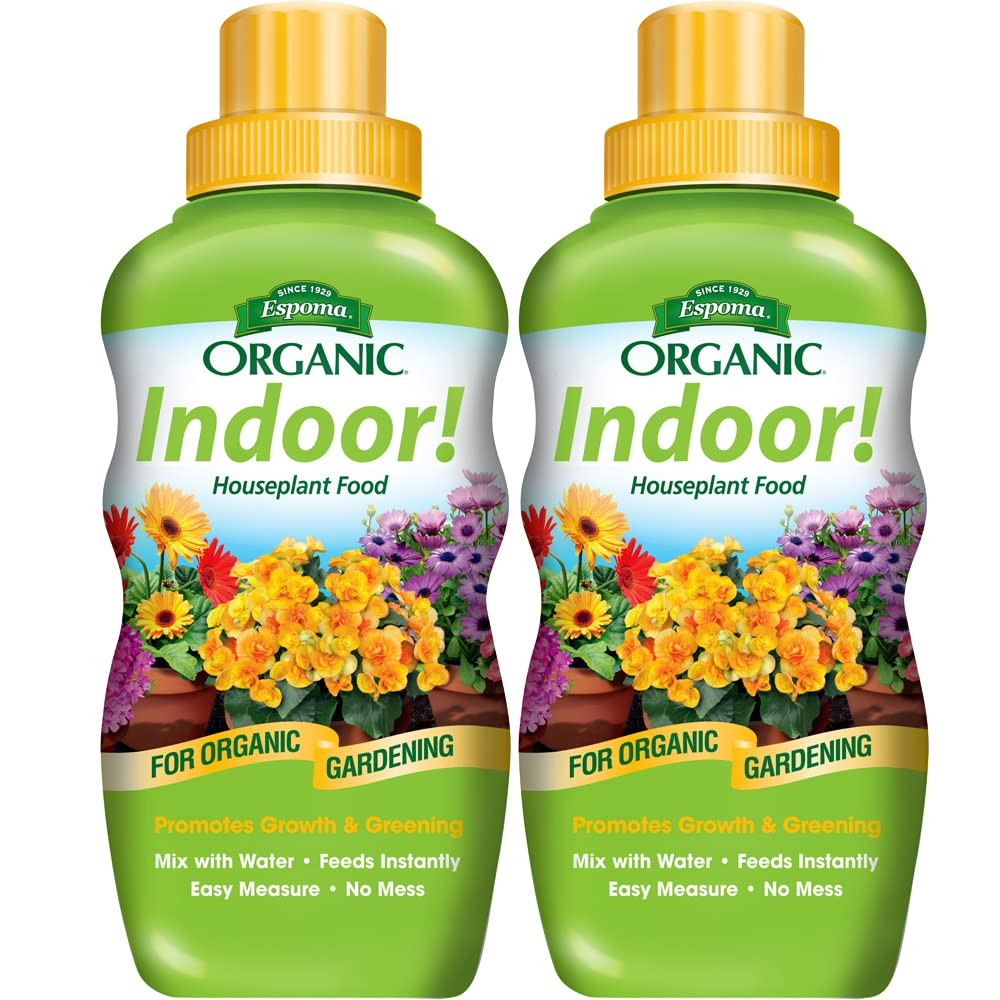 8 Ounce Concentrated Organic Indoor Plant Food – Indoor Plant Fertilizer for Lar