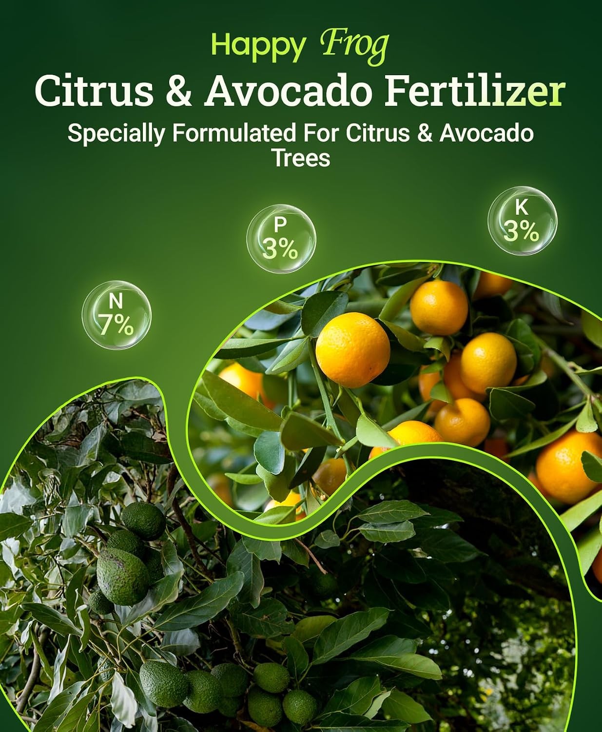 Happy Frog Citrus & Avocado Fertilizer- OMRI Listed Citrus Fertilizer