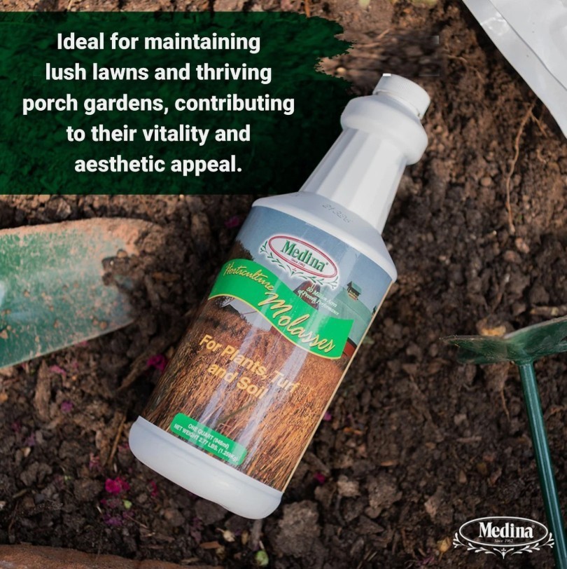 Medina Horticulture Molasses Liquid Fertilizer – Garden Plants Turf Soil