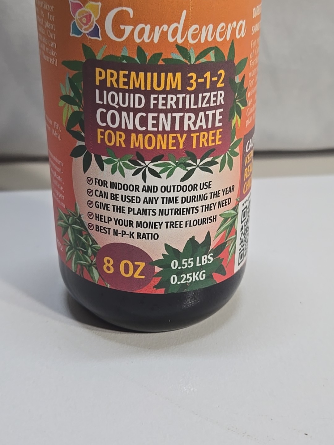 Premium Liquid Money Tree Plant Fertilizer – 3-1-2 Concentrate for Indoor Plants