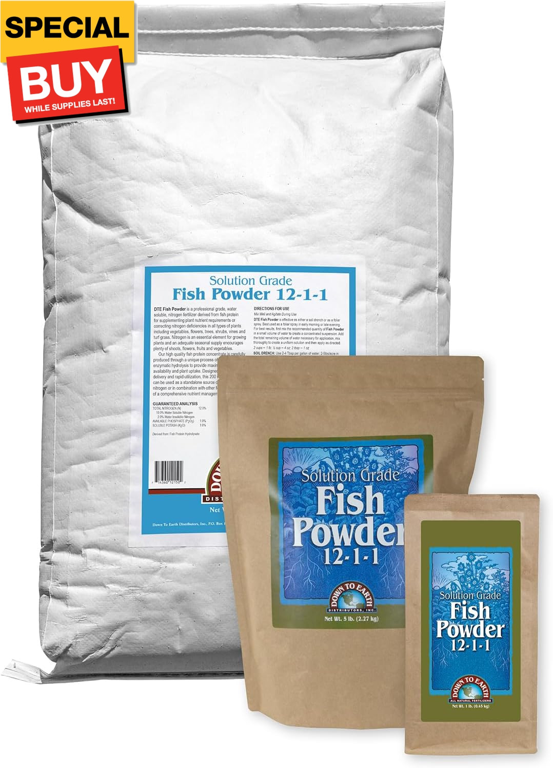 Fish Powder 12-1-1, 1 lb