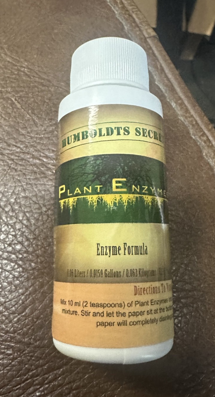 Humboldts Secret Plant Enzymes for Plant & Root, &Plant Fertilizer 2 oz size