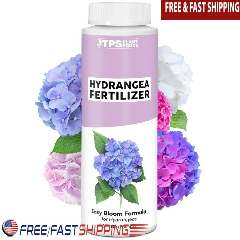 Hydrangea Plant Food Liquid Nutrients Flowering Shrubs Garden Growth 8oz New