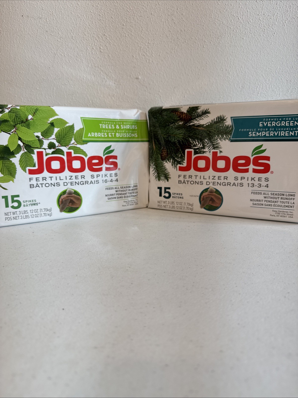 Jobes Fertilizer Spikes 15 Spikes Each Evergreen And Trees And Shrubs Lot Of 2