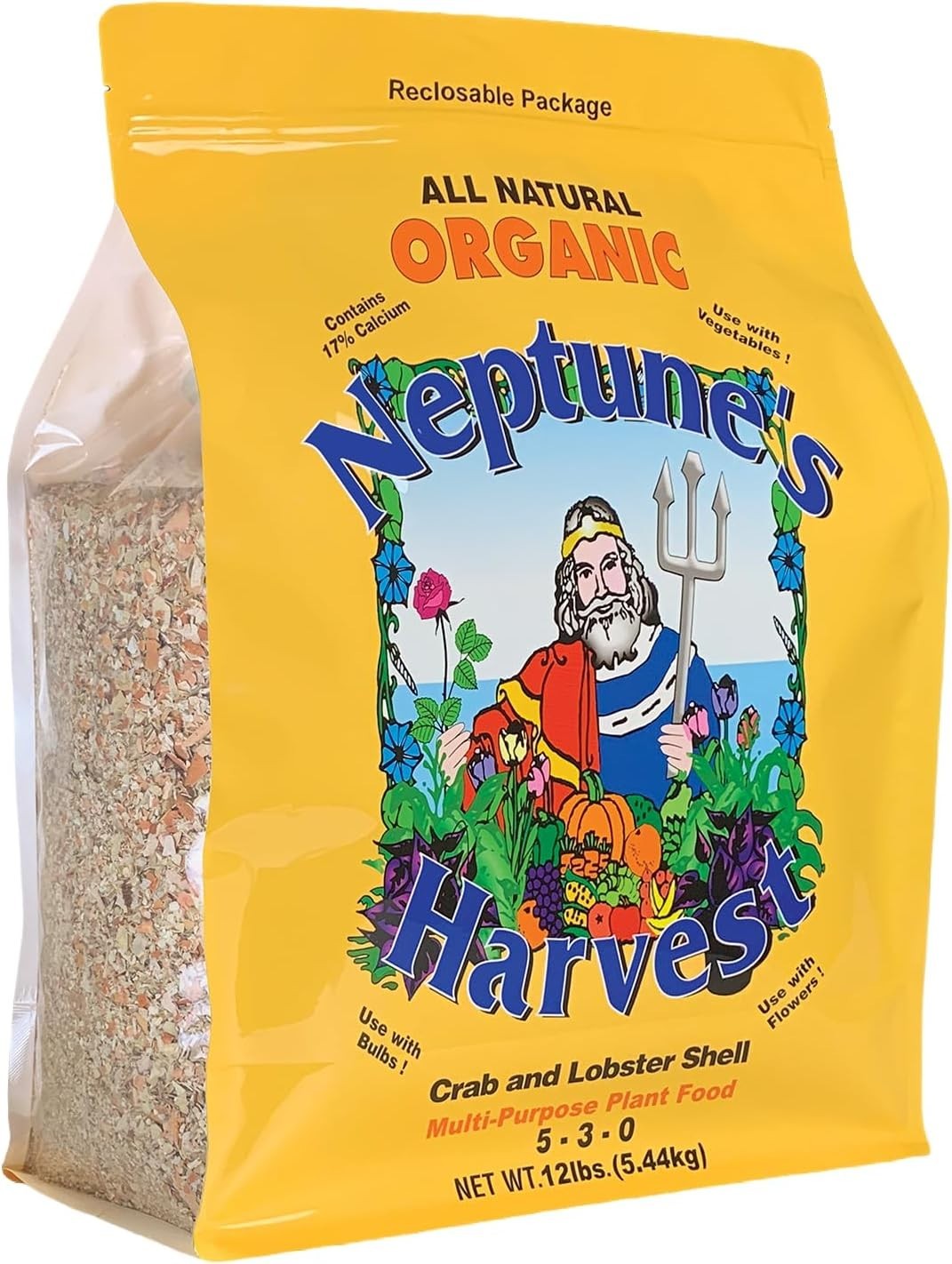 Neptune’s Harvest 5-3-0 Plant Food – 12lb Resealable