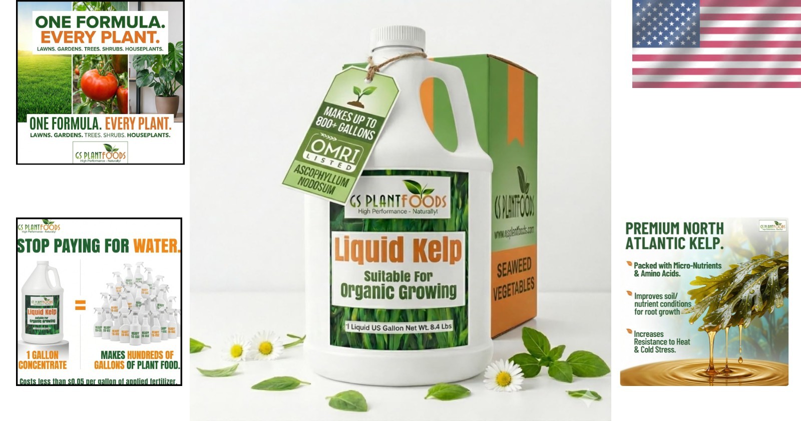 Organic Seaweed Concentrate – Plant Vitality – 1 Gal