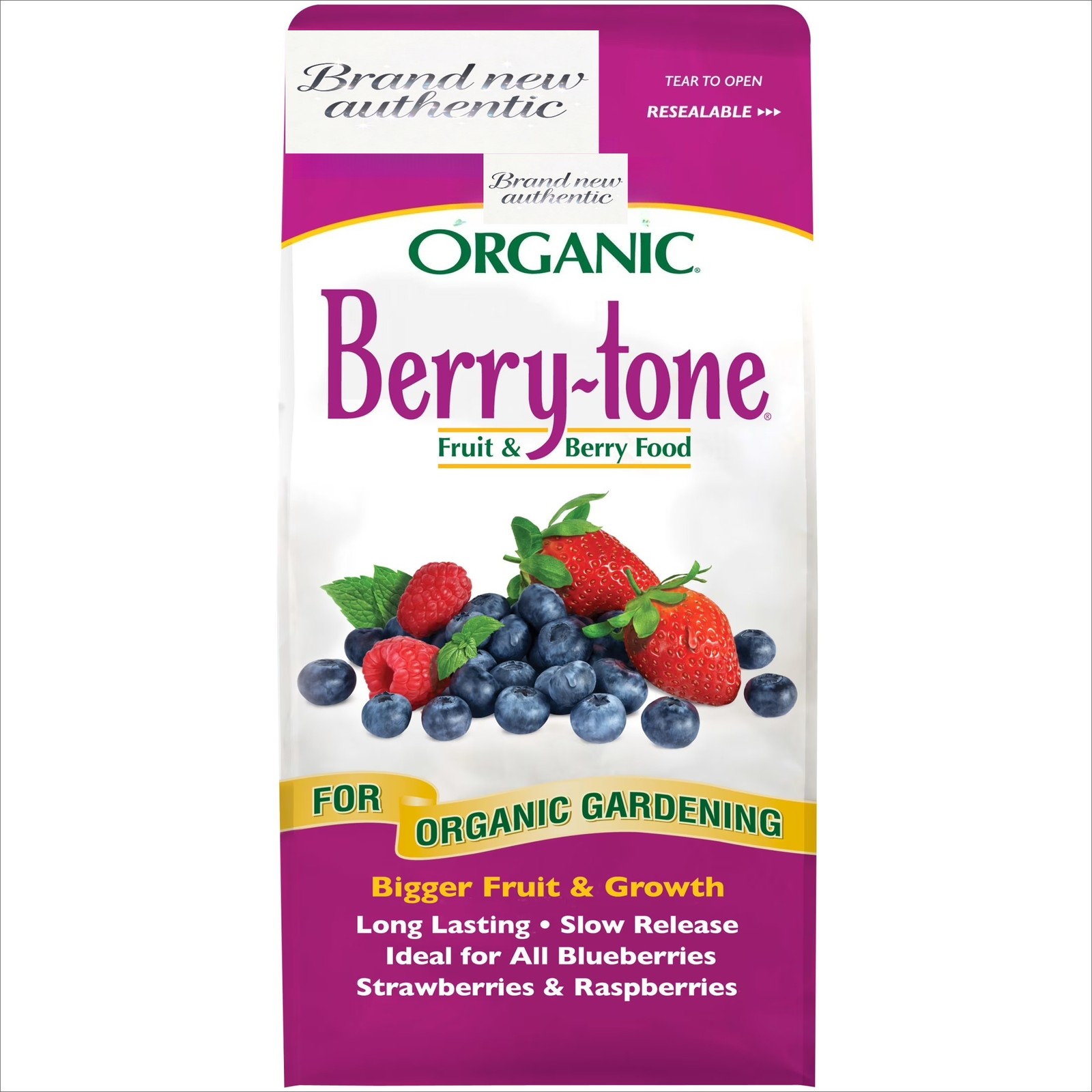 Natural & Organic Plant Food 4 lbs for Blueberries & Raspberries