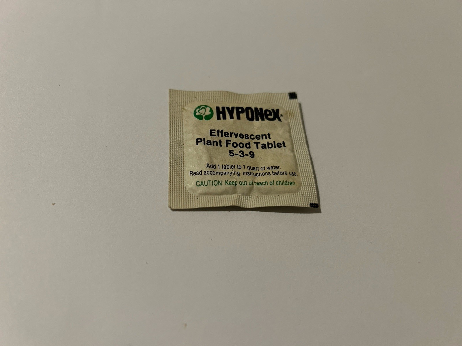 Hyponex Effervescent Plant Food Tablet 5‑3‑2009 Vintage Garden Supply Unopened