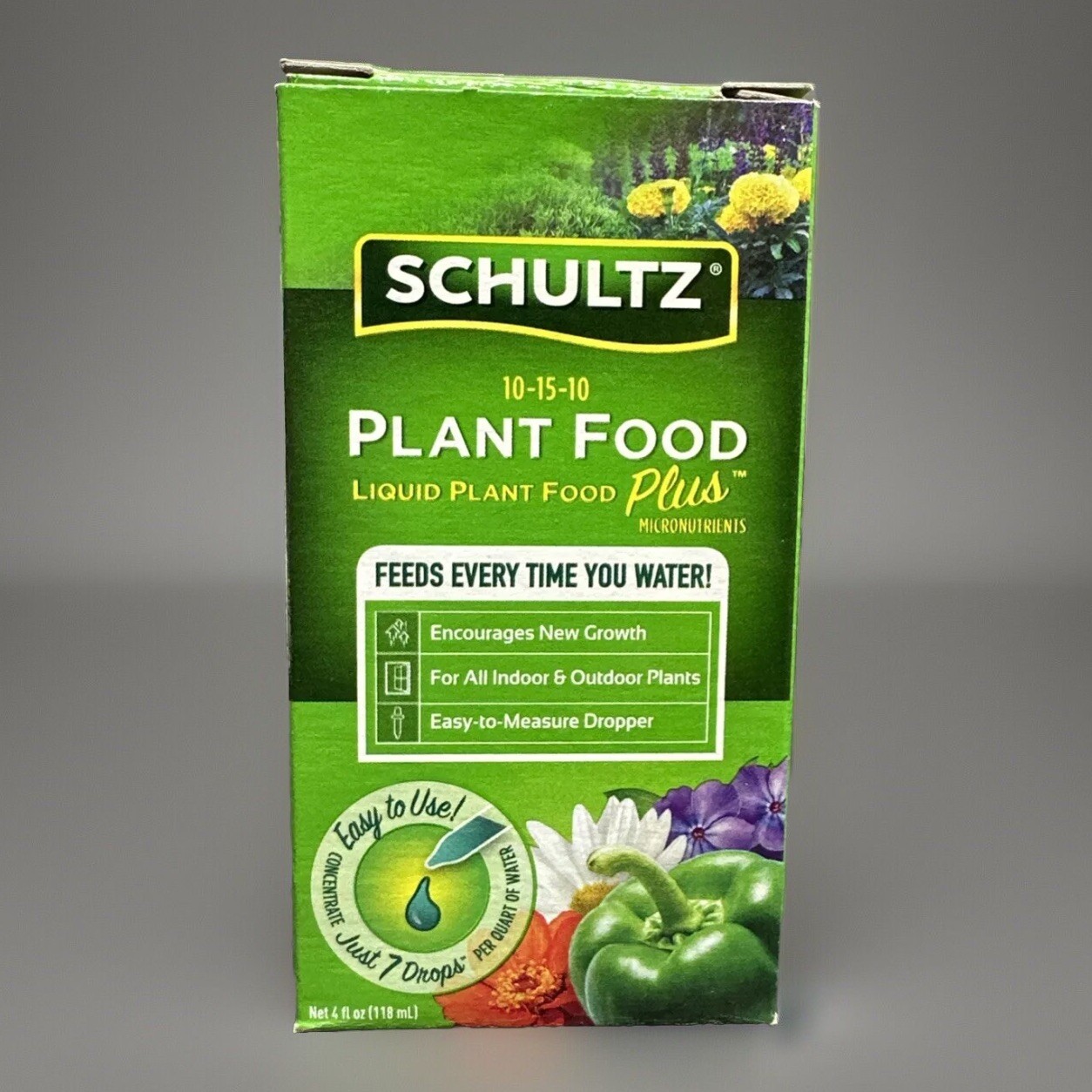Schultz 10-15-10 Liquid Plant Food 4 fl oz **LOT OF 2**