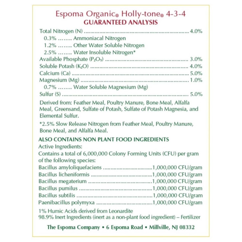 Organic Evergreen & Azalea Plant Food, 4-3-4 Fertilizer, 8 lb.