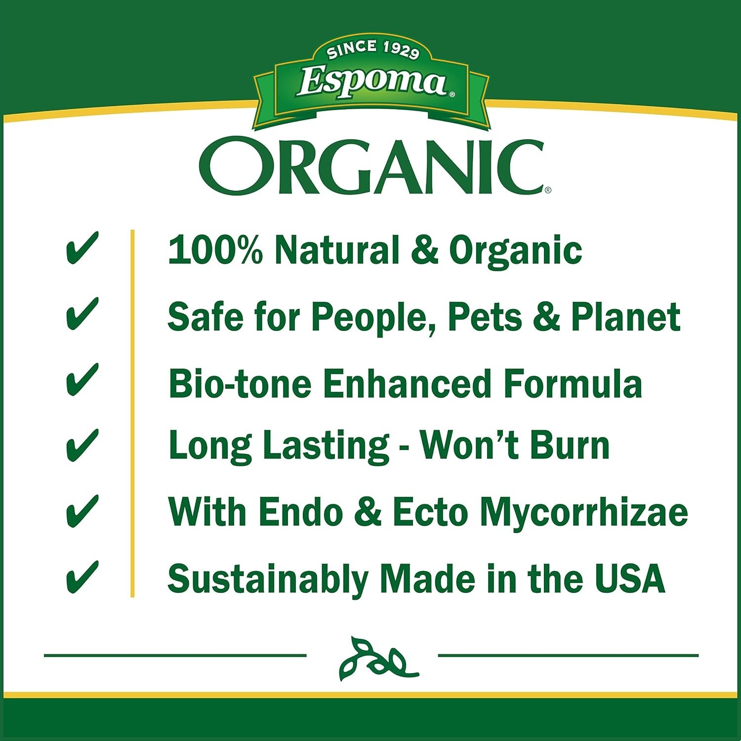 Espoma Organic Bio-Tone Starter Plus 4-3-3 Natural & Organic Food 8 Lbs.