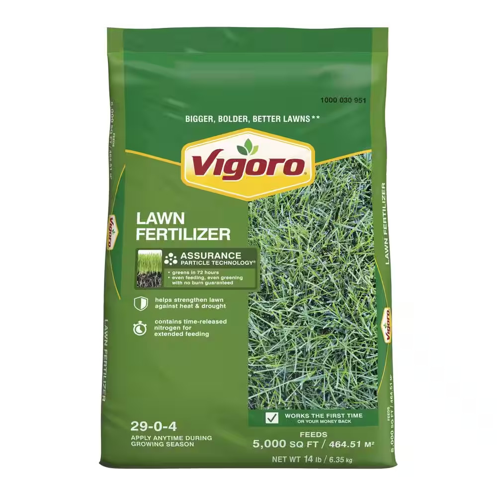 14 Lbs. 5,000 Sq. Ft. Lawn Fertilizer for All Grass Types