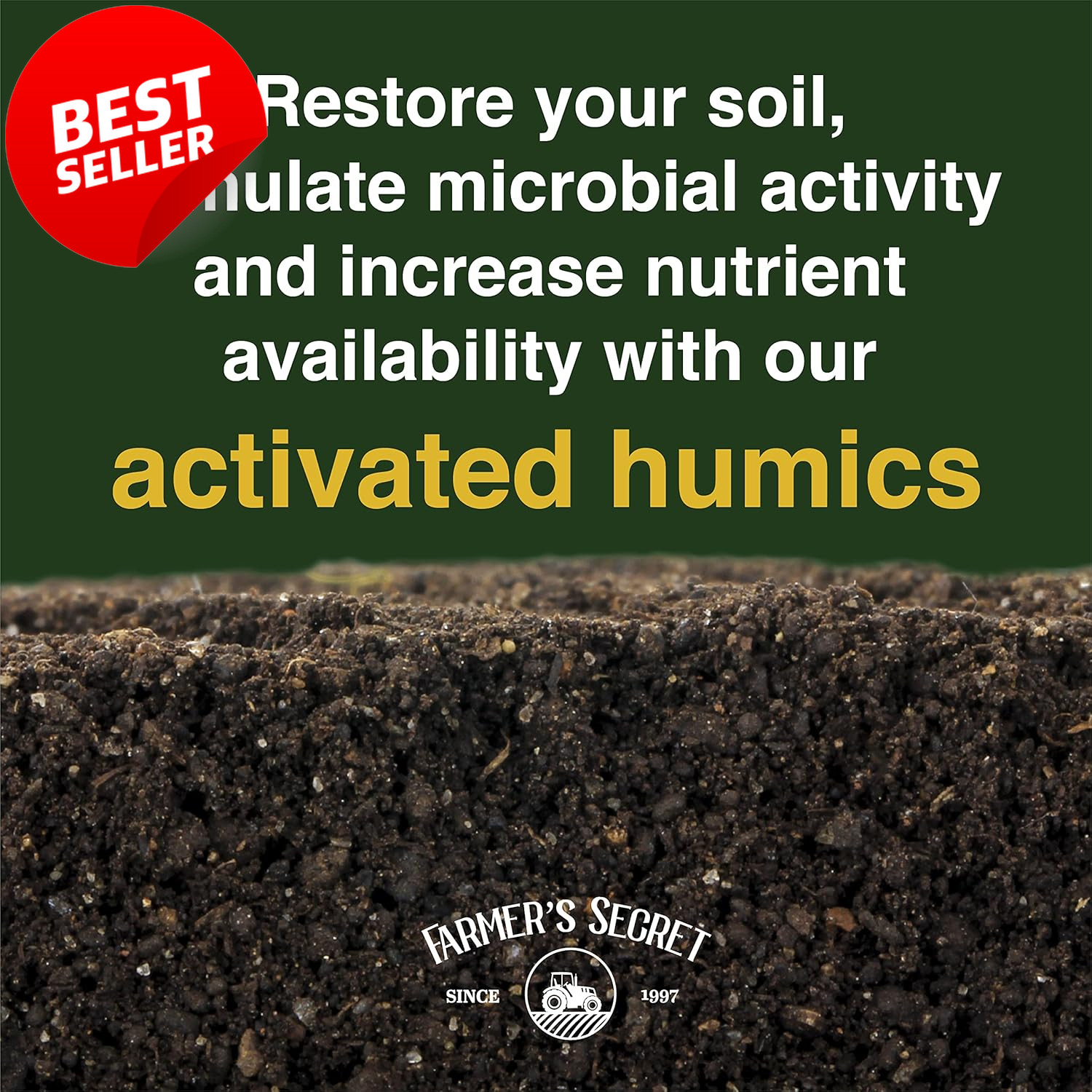 Humic Acid Soil Revitalizer Liquid Compost 128oz OMRI Organic – US