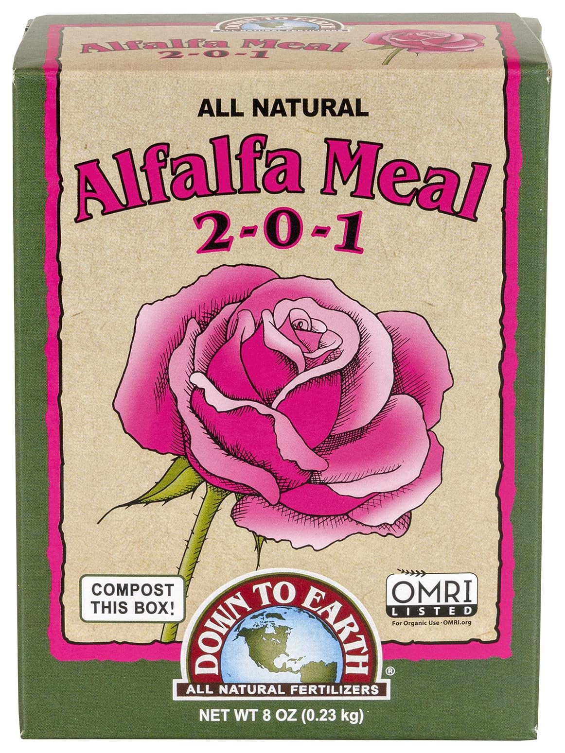Organic Alfalfa Meal – Plant Food for Roses, Bulbs, Flowers and Ornamentals 2…