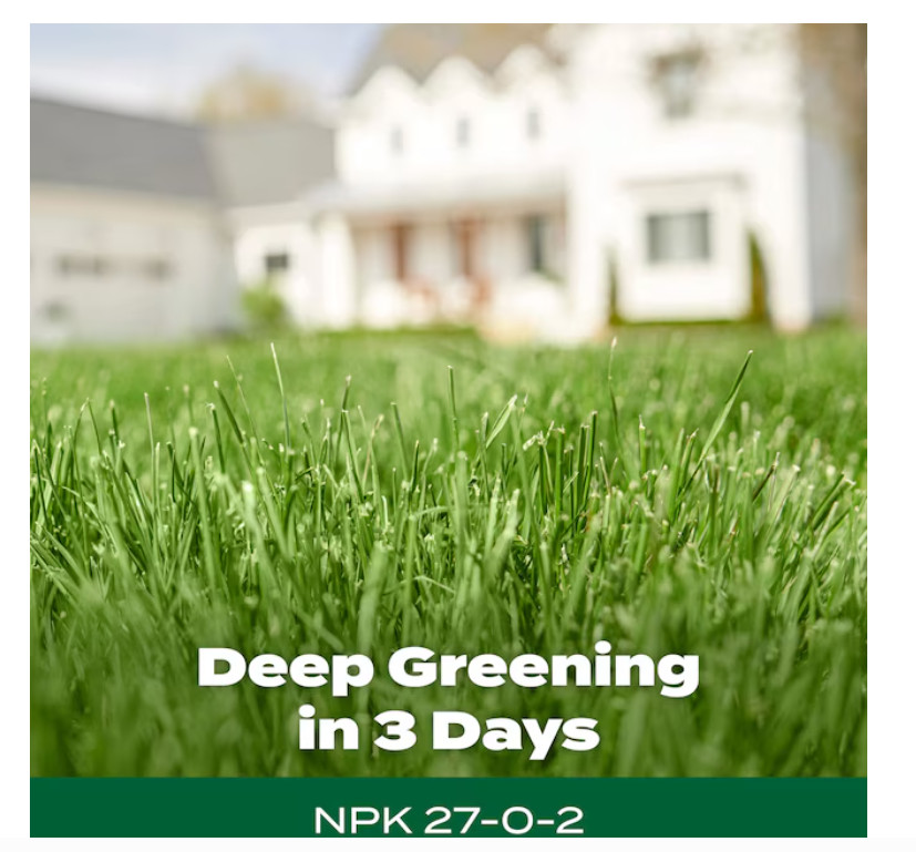 Scotts Green Max Lawn Food 16.67-lb 5000-sq ft 27-0 All-purpose Lawn Fertilizer