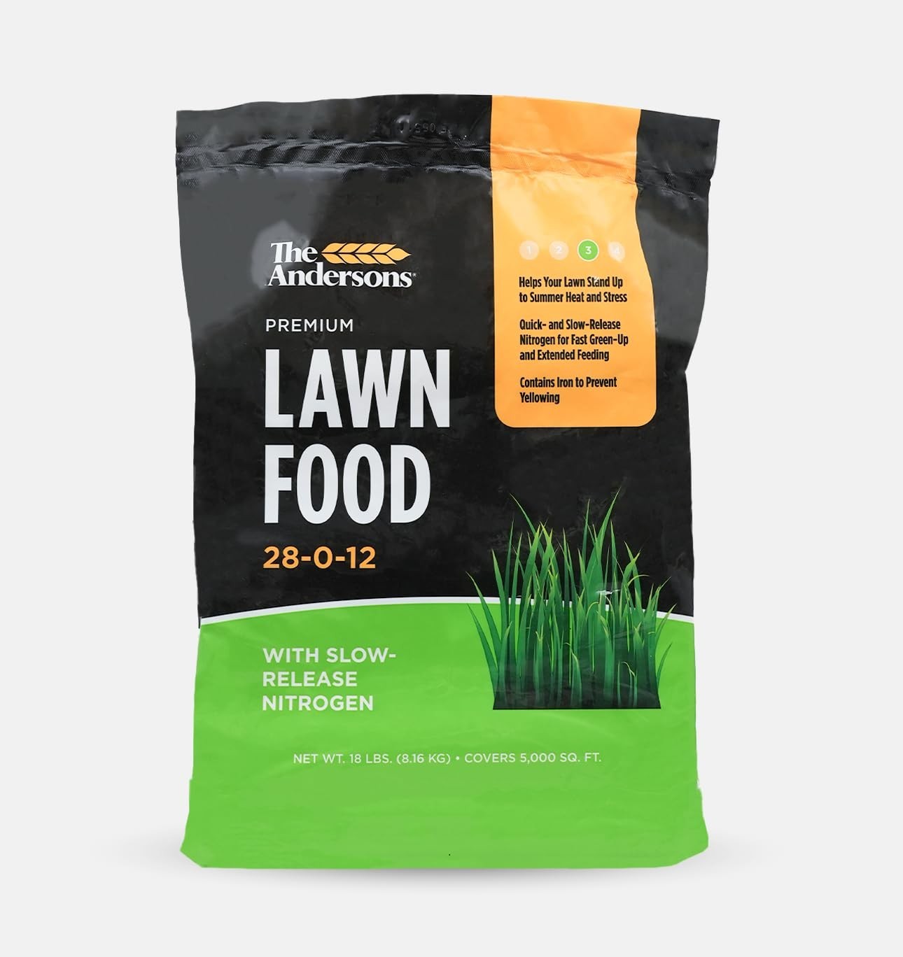 Lawn Food 28-0-12 Spring Summer Fertilizer 5,000 sq ft Bag