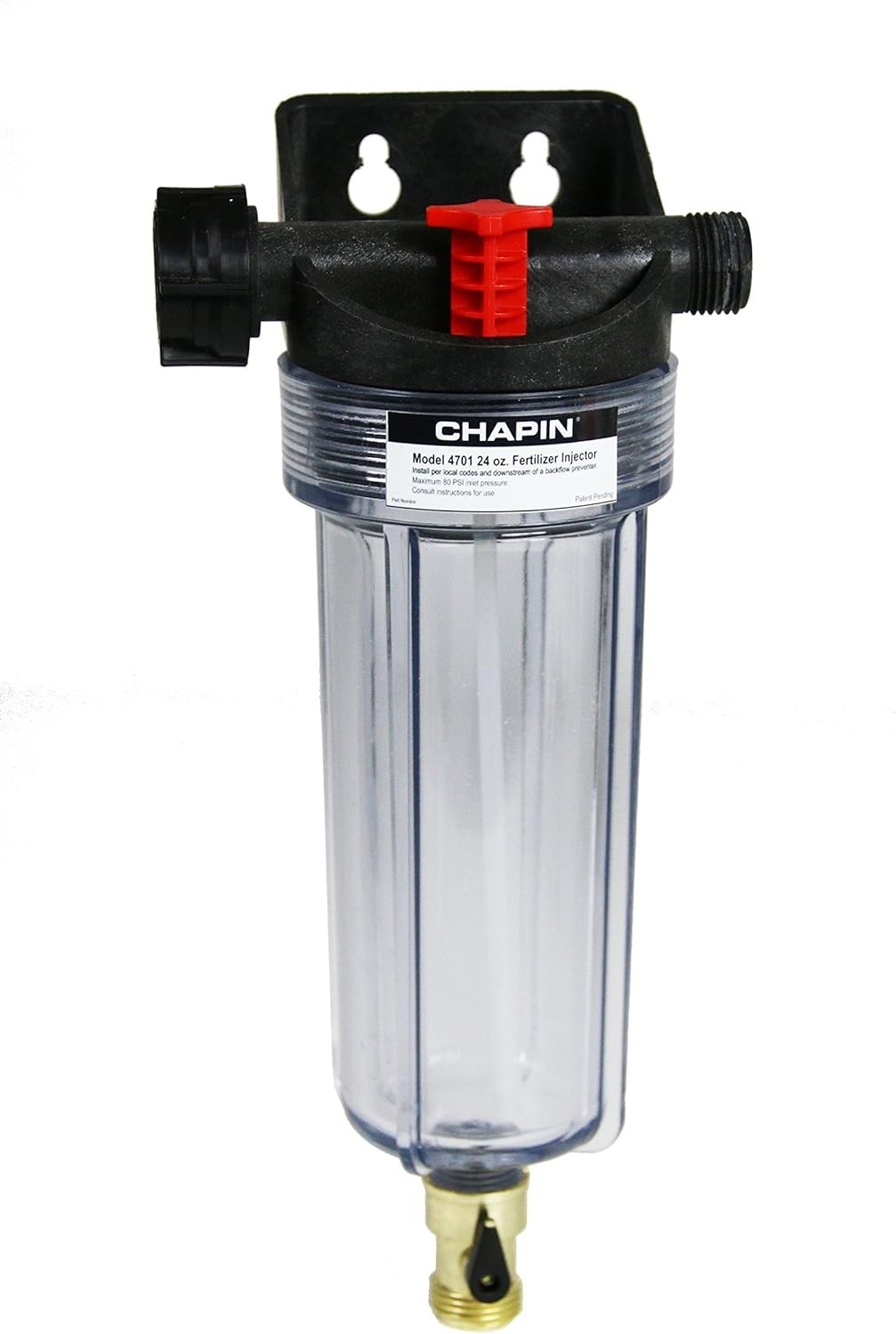 In-Line 24-Ounce HydroFeed Injector for Drip Irrigation – Secure & Easy Use