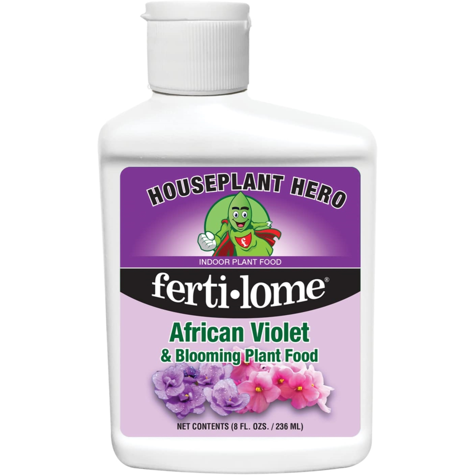 Fertilome Houseplant Hero African Violet & Blooming Plant Fertilizer, 8 Oz