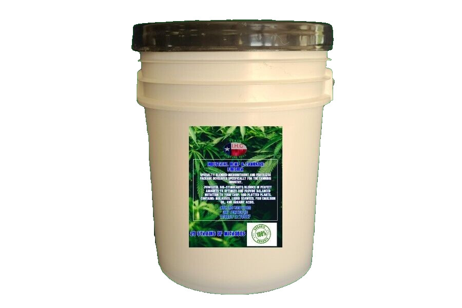 5 Gallon Industrial HEMP CANNIBIS Organic Liquid Fertilizer Finisher Concentrate