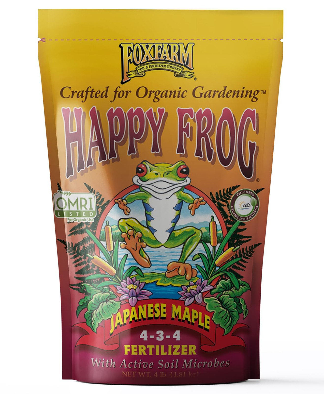 FoxFarm Happy Frog Japanese Maple Fertilizer Supports Vegetative Growth & Strong