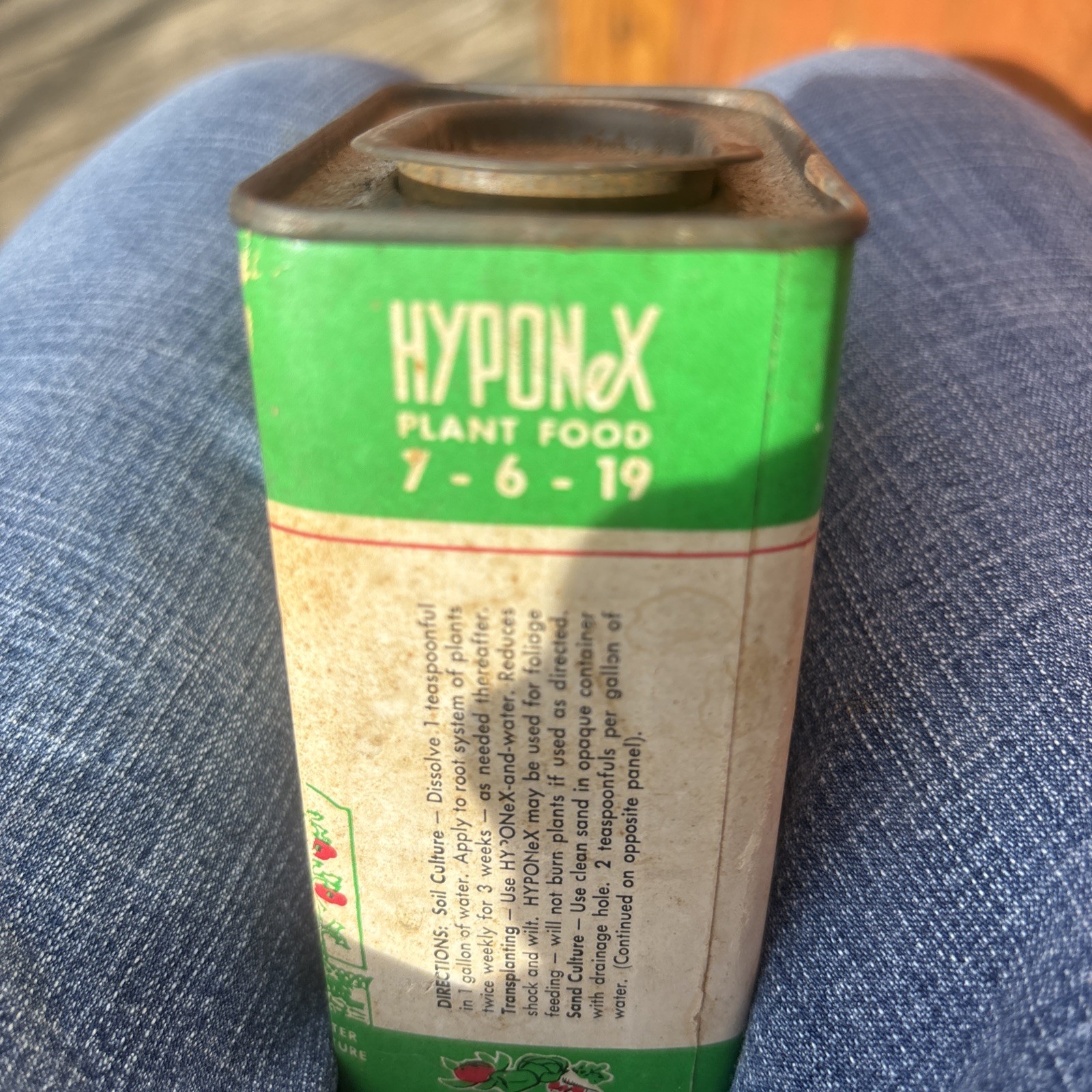 Hyponex All Purpose Plant Food Tin