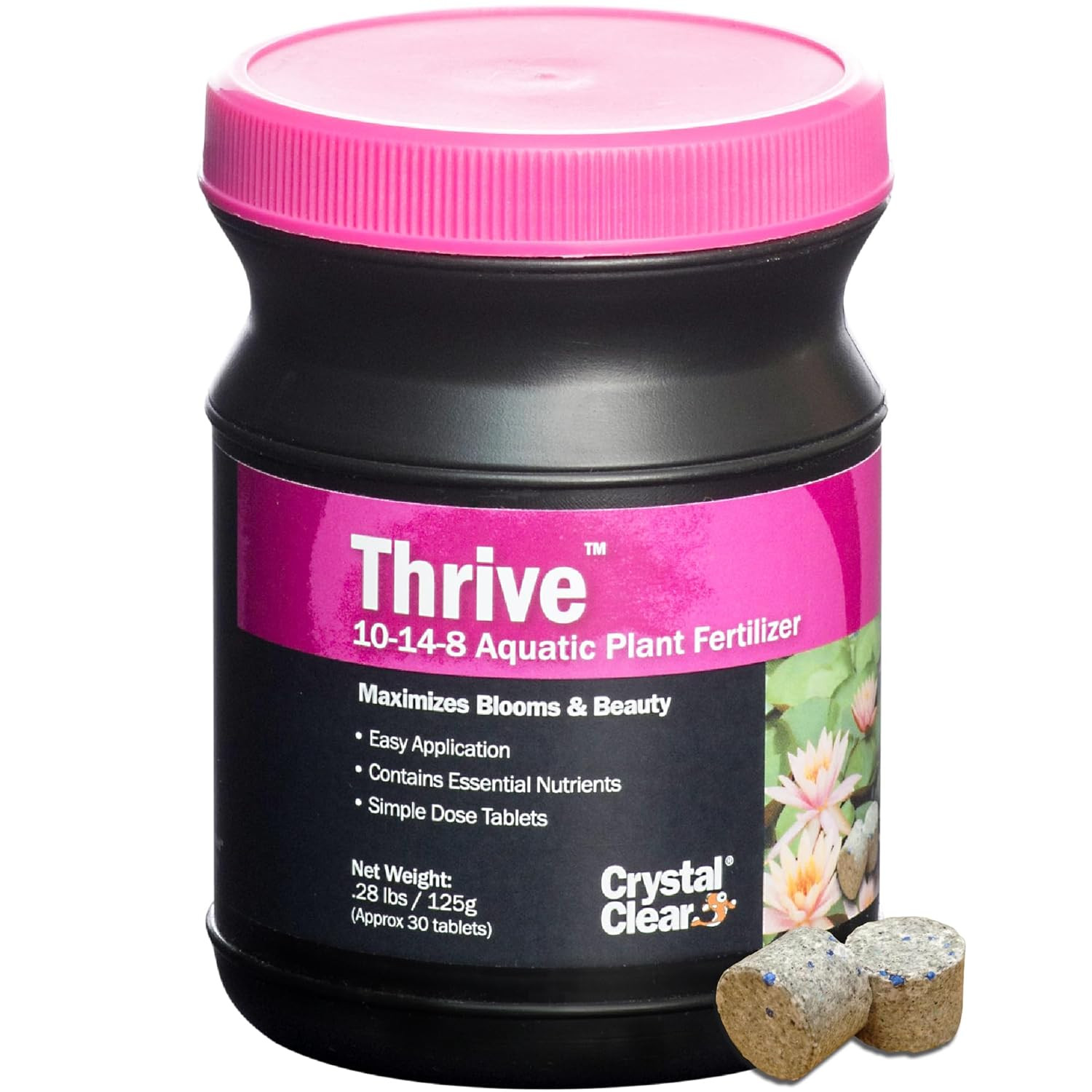 Thrive Aquatic Pond Plant Food, Fish Safe Water Garden Fertilizer, Nutrients Boo