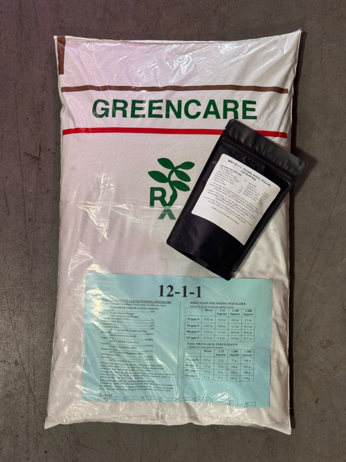 MSU K-Lite Fertilizer (12-1-1) With Calcium & Magnesium. Orchids, Aroids & More