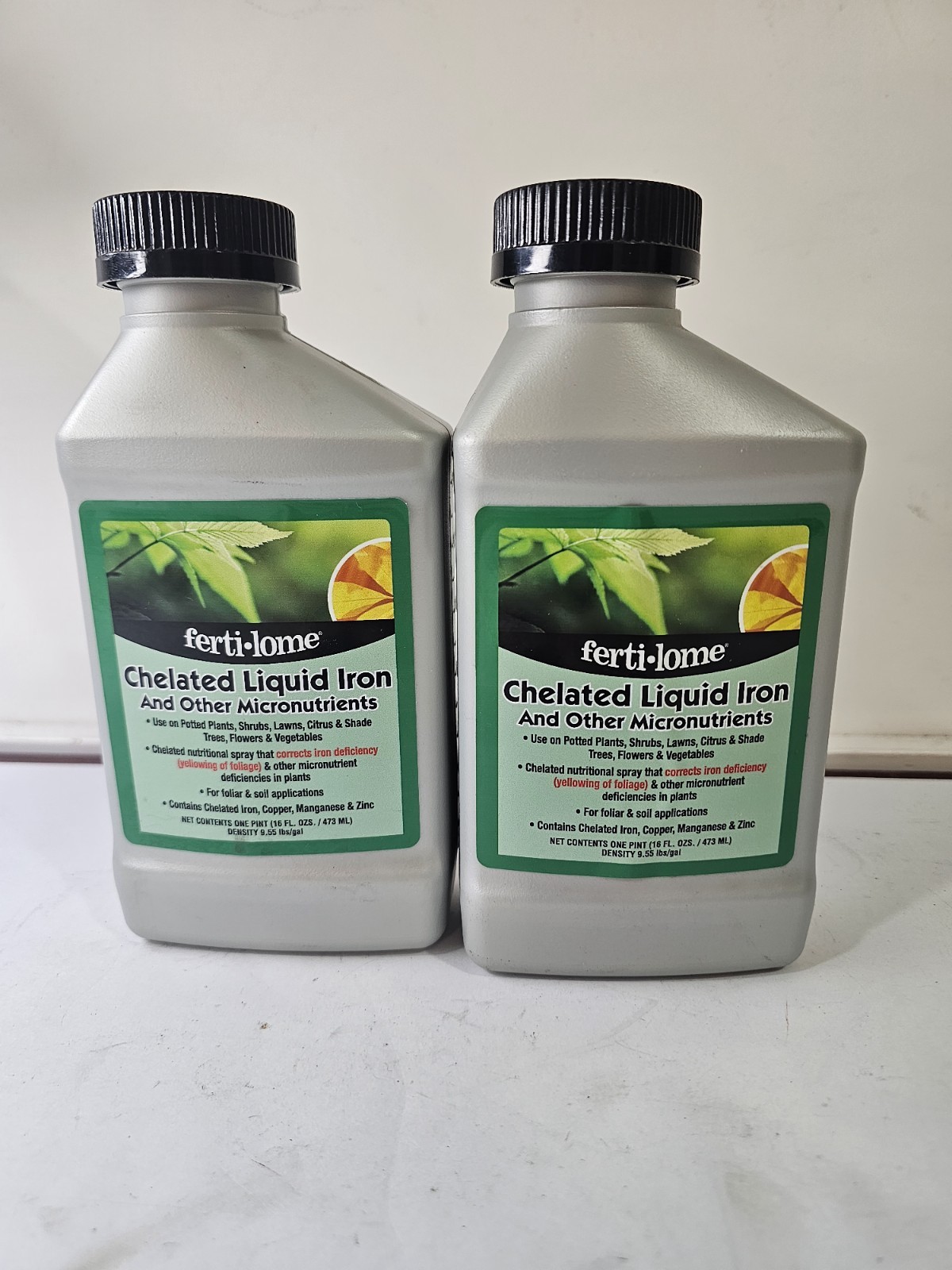 2pk Fertilome Chelated Liquid Iron & Other Micro Nutrients for Plants 10625 16oz