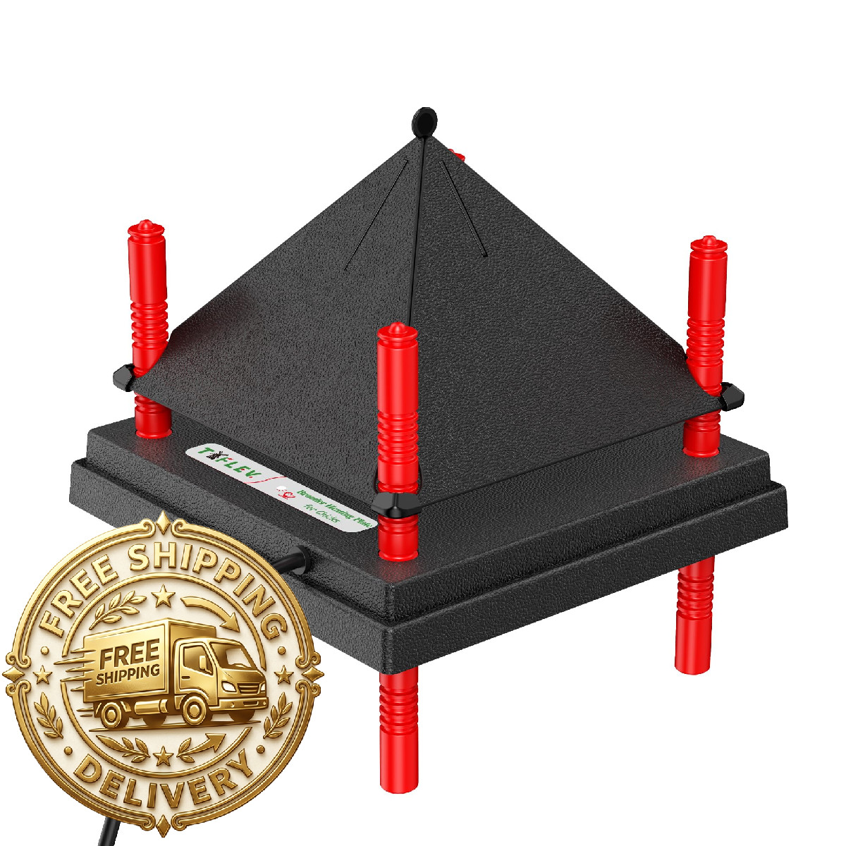 Tiflev Chick Brooder Heating Plate Anti Stand Cone Adjustable Height Brooder