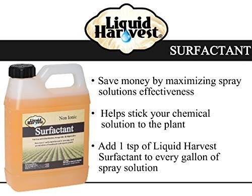 Liquid Harvest Lazer Blue Spray Pattern Indicator & Non-Ionic Surfactant 32 oz
