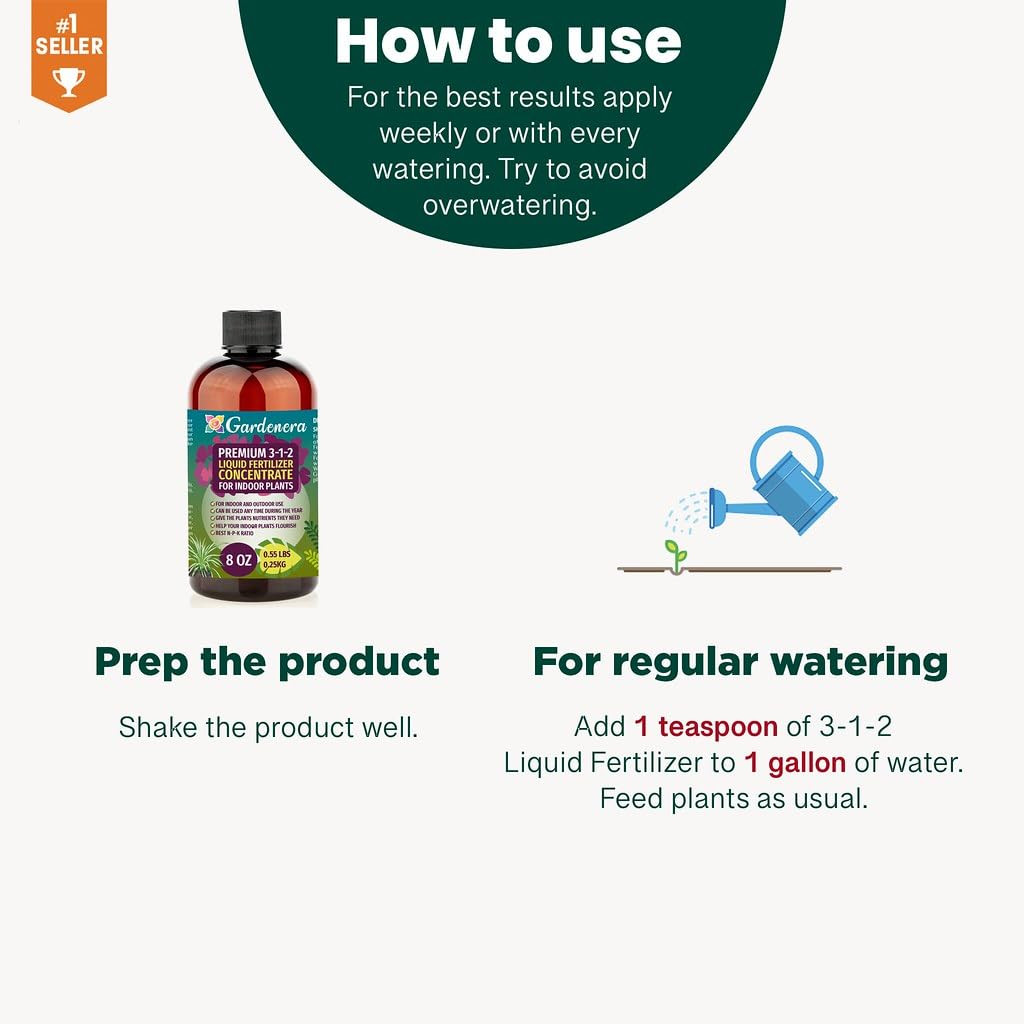 Premium Liquid Succulent Plant Fertilizer – 3-1-2 Concentrate for Indoor Plants