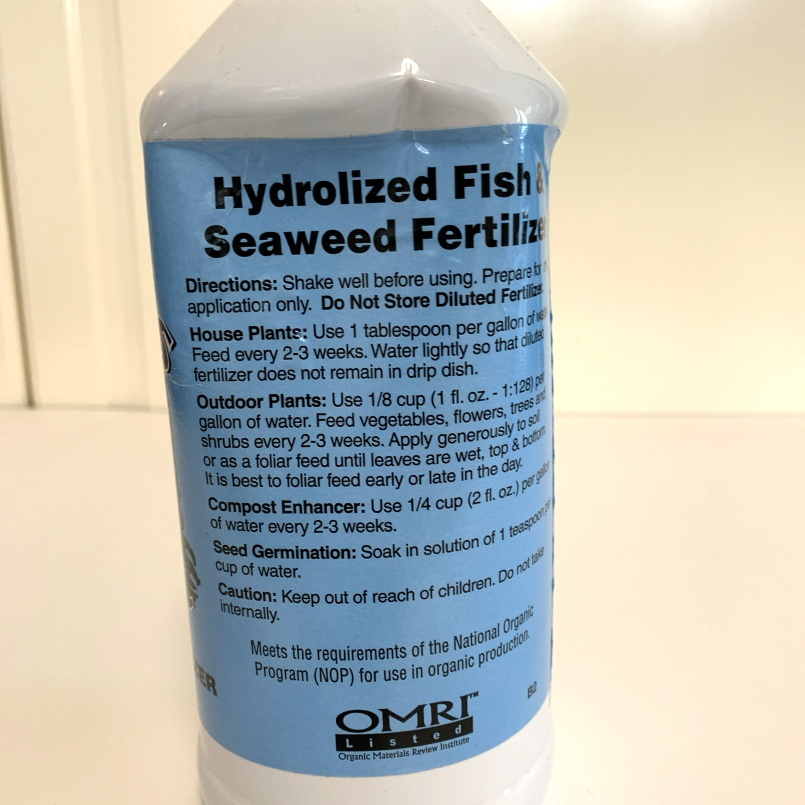 Neptune’s Harvest Organic Fish & Seaweed Fertilizer 2-3-1 (36 oz)