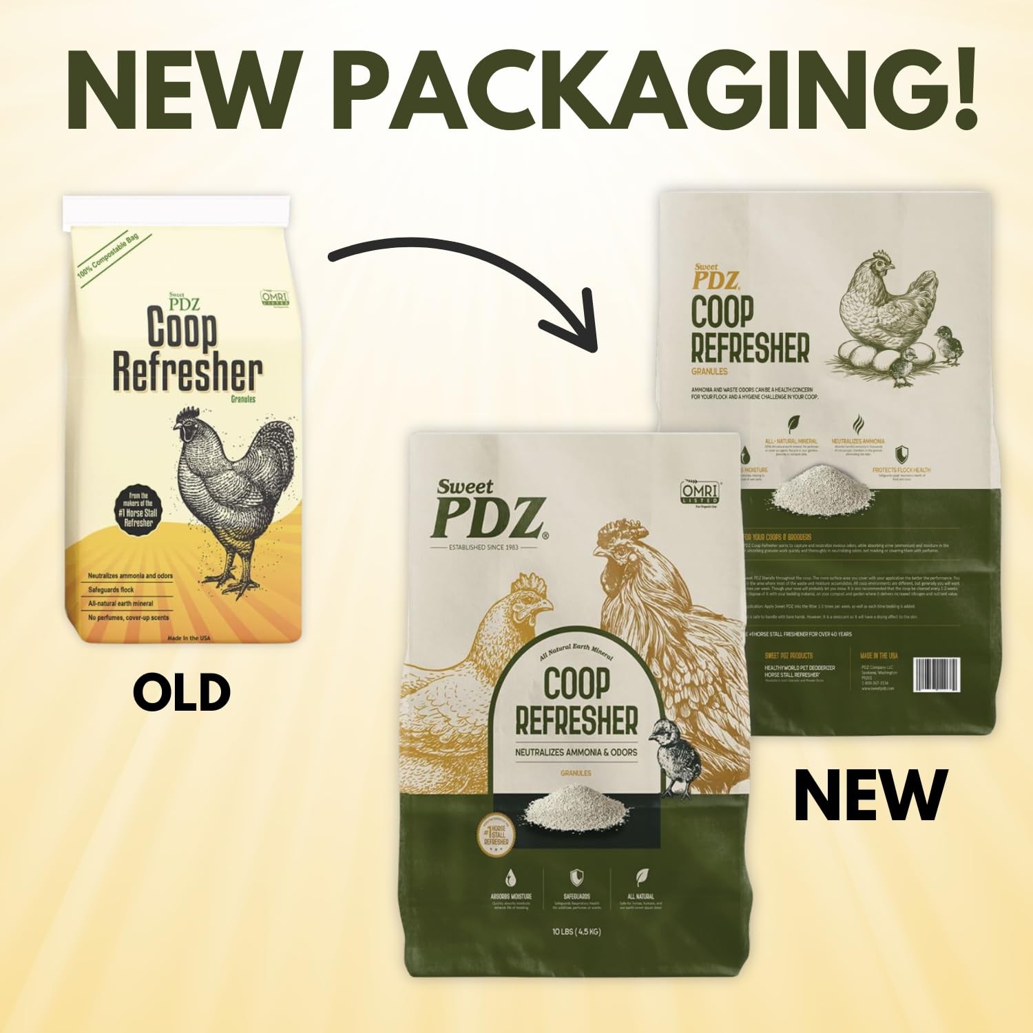 Sweet PDZ Coop Refresher 160 oz Zeolite