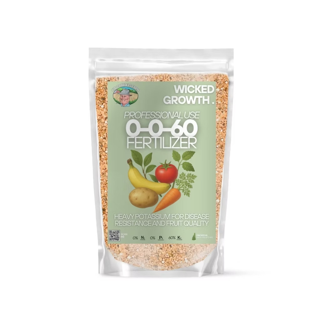 Old Cobblers Farm™ Wicked Growth 0-0-60 Fertilizer – Potassium For Strong Roots