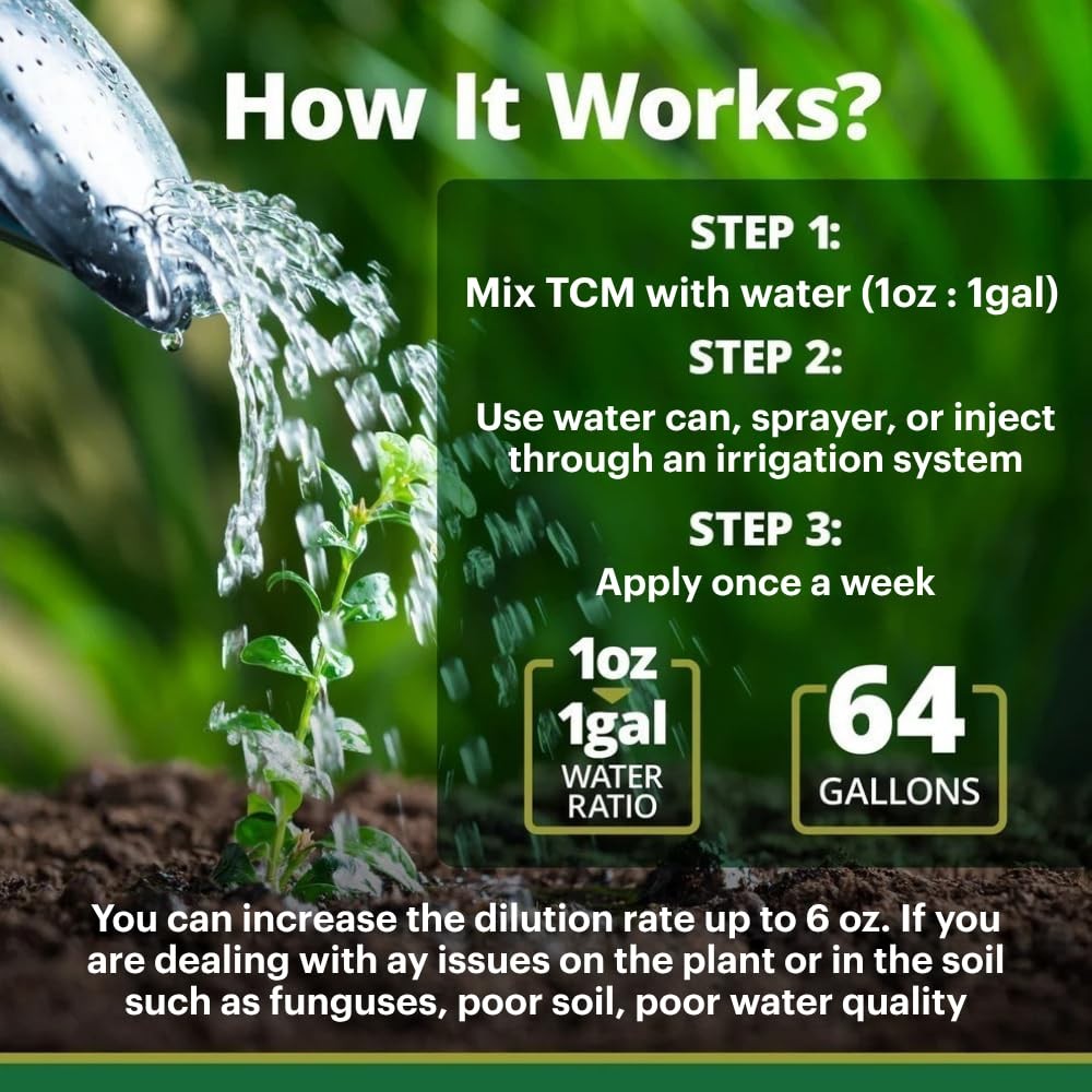 Soil Conditioner Microbial Inoculant 16oz Concentrate Root Enhancer Lawn