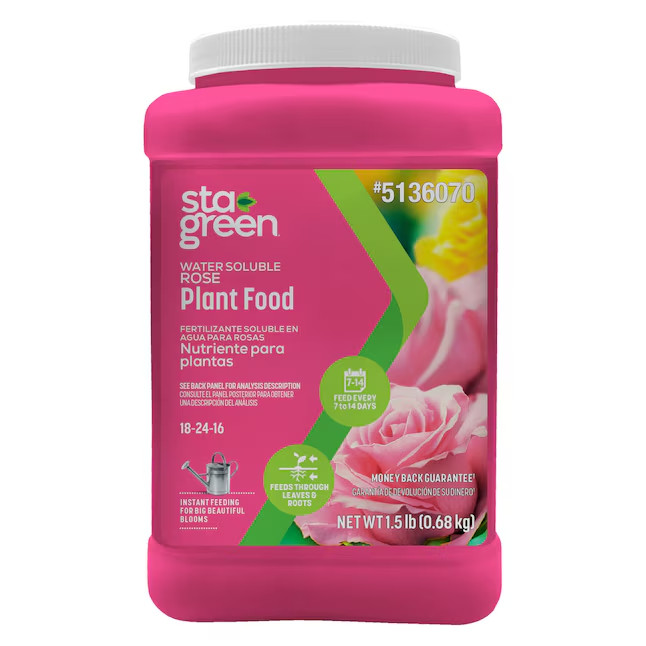 Sta-Green Water Soluble Rose 1.5-lb 18-24-16 Flower Food